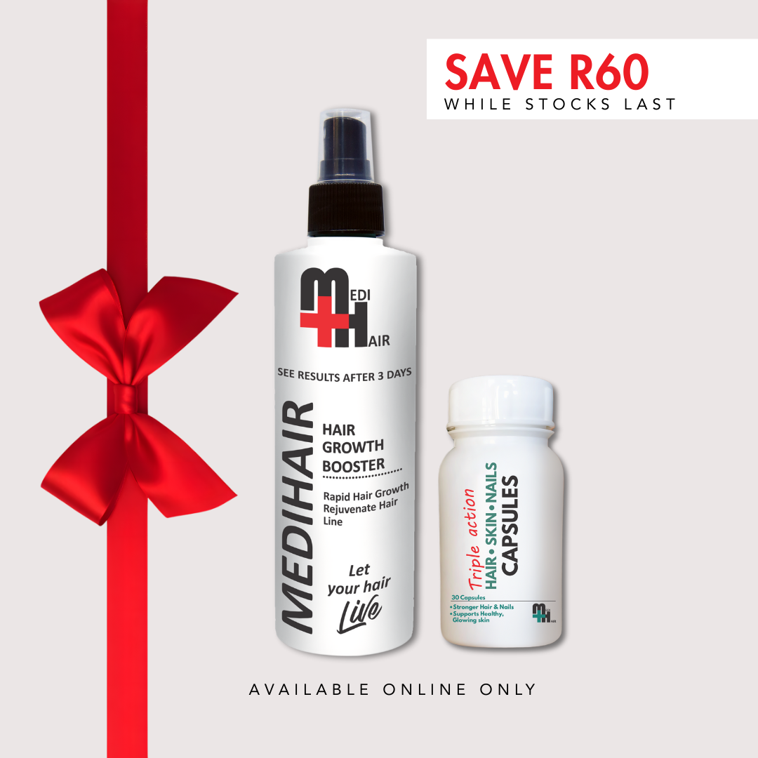 Hair Growth Booster 250ml + Triple Action Capsules (30)