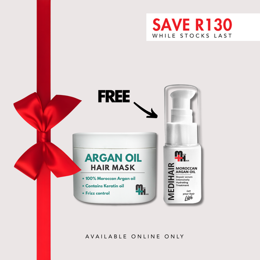 Argan Oil Hair Mask + FREE Moroccan Argan Oil Serum
