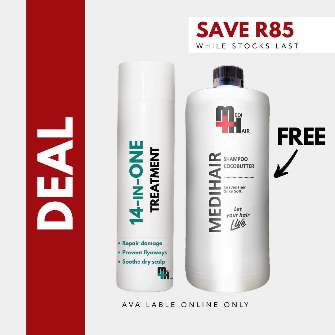 14-in-One Leave In Treatment 250ml + Shampoo Cocobutter 1lt(FREE)