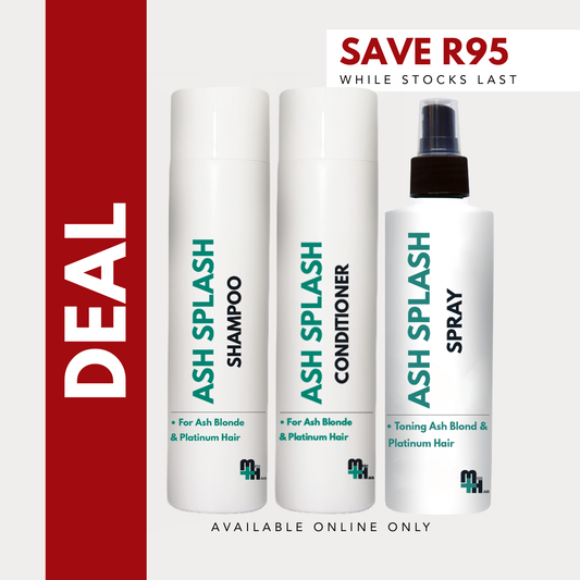 Ash Splash Shampoo & Conditioner 250ml + Ash Splash Spray 250ml