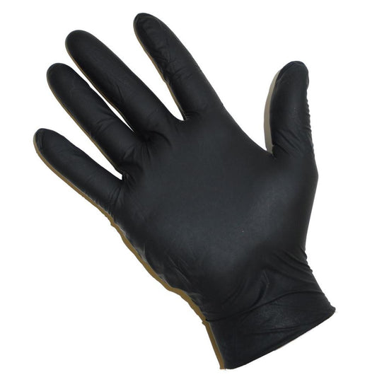Nitrile Gloves Black Lrg (100 pcs)